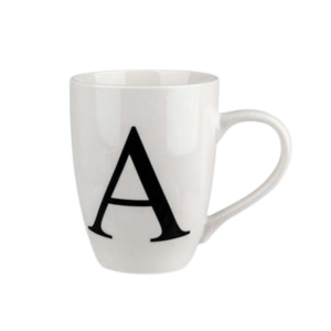 Mug Daily Tall Letter A 400ml