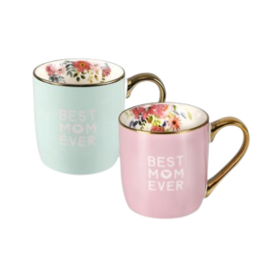 Mug Occasions Gold Print Best Mom 340ml