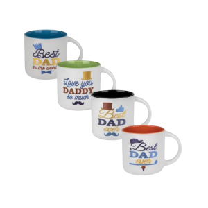 Mug Daily Two Tone Inner with Print 300ml