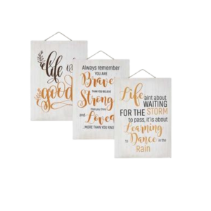 Plaque Mdf Sign 21x30cm Inspirational