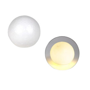Orn Light Moon Warm White 8cm (Battery Operated)