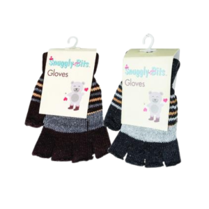 Men's Winter Knit Fingerless Gloves