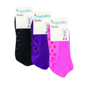 Snuggly-Bits Ladies Non-Slip Winter Socks
