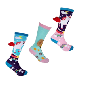 Snuggly-Bits Kids 3D Long Socks | Ages 6–12