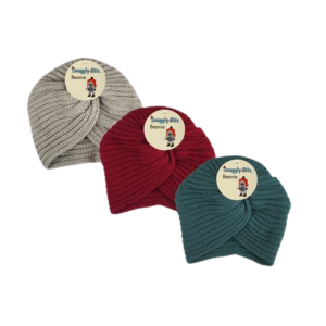 Beanie Adult Knitted Twist Plain Colours