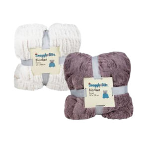 Snuggly Bits Rabbit Faux Sherpa Blanket