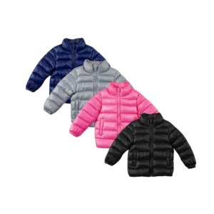Puffer Jacket Kids Plain Size 7 8