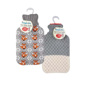 Hotwater Bottle 2L With Knit Cover Asstd 2L