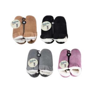Slipper Bootie With Fur Lining Size 5