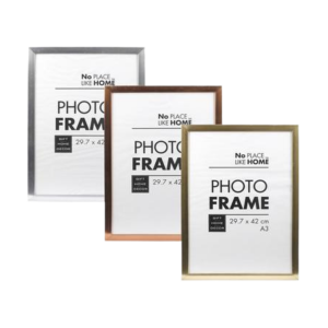 Metallic Picture Frame A3 Cert Asstd