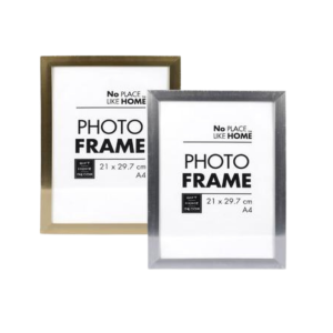 Picture Frame Pl Metallic A4 Cert Asstd