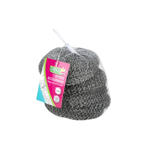 Scourer Balls Steel 6Pc 13G