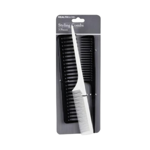 Hair Comb Plastic 3Pc Styling