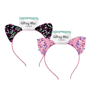 Hair Alice Band Sequin Cat Ears
