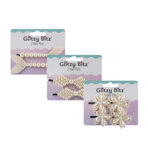 Hair Clips Fashion Pins Assorted 2 Piece