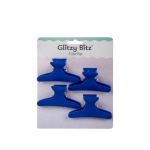 Hair Claw Butterfly Clips 4Pc 8Cm