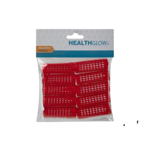 Hair Curlers Pl 10Pc Small Red