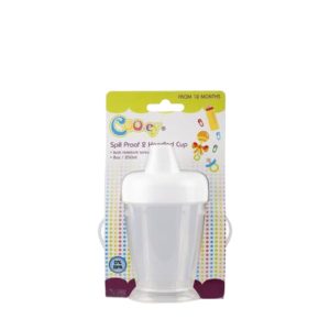 Cooey Feeding Cup Plastic Non Spill 250ml