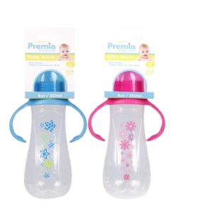 Baby Feeding Bottle Plastic 250ml with Handles