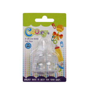 Cooey Bottle Teats 2Pc Reg Med Silicone