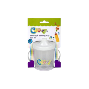 Cooey Feeding Cup Plastic Non Spill Soft Grip