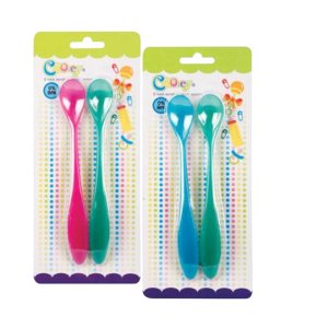 Cooey Spoons 2Pce Plastic Thermochromatic