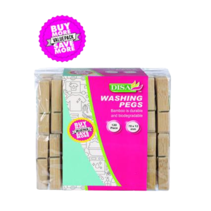 Washing Pegs Bamboo 70Mm Pack 120