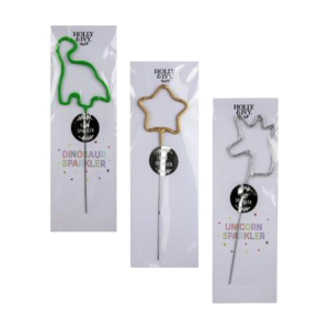 Candle Birthday Sparkles Asstd Shapes