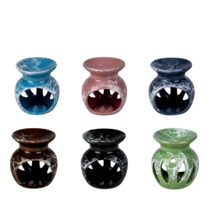 Oil Burner Ceramic 8.5cm Asstd