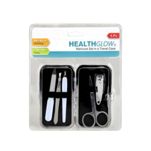 Nail Manicure Set 5Pc Bag Blister HealthGlow