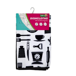 Cloth Microfibre 40x48Cm 2Pce Mixed