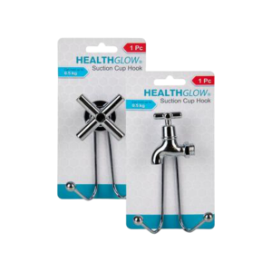 Hook Pvc Suction 1Pc Assorted