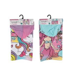 Towel Hooded 50X115Cm Girls Asstd