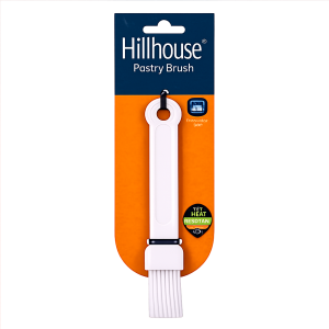 Pastry Brush Plastic Handle Square White Hillhouse