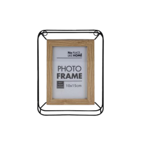 Picture Frame Square Metal Mdf 10X15Cm
