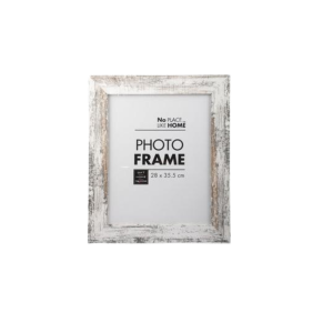 Picture Frame Mdf White Stressed 28x35cm