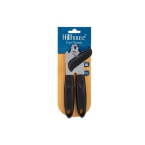 Can Opener Stainless Steel Black Handle Hillhouse