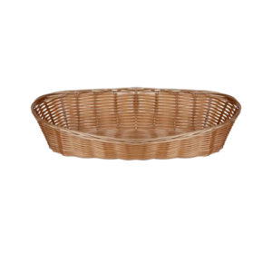 Woven Plastic Basket 30x15x8cm