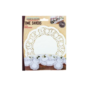 Doilie Paper Rnd White 18Pc 17Cm
