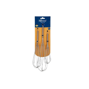 Egg-whisk Stainless Steel 30x25x20cm 3pce hillhouse