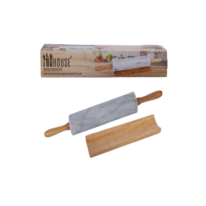 Rolling-pin marble wooden-stand hillhouse