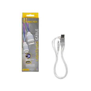 Usb cable lightning 2.0 amp m/col 1.0m