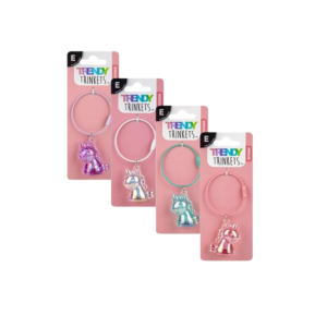 Keychain Crystal Unicorn Charms