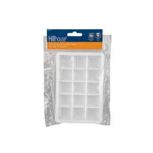 Ice Cube Tray 15 Cube Silicone 18x12x2cm
