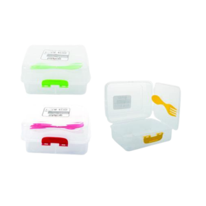 Lunch Box 3 Division with Spork