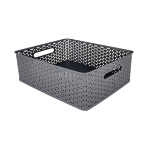 Basket pl knit 10l 33x22x15cm