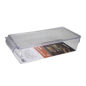 Organiser With Lid 32.5x15x7.5cm Clear