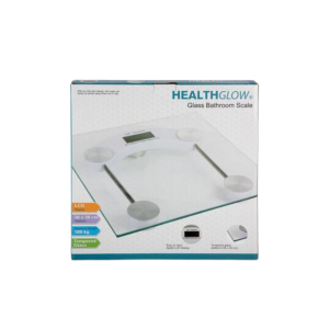 Bathroom Scale Square Lcd Glass Platform