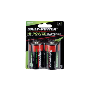Batteries Hi-Power Size D / R20P 2Pce