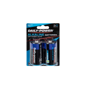 Batteries Alkaline Size D / Lr20 2Pce